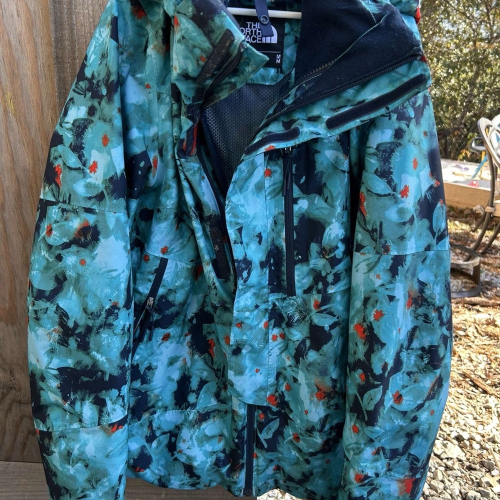 The North Face Green Camouflage Jacket